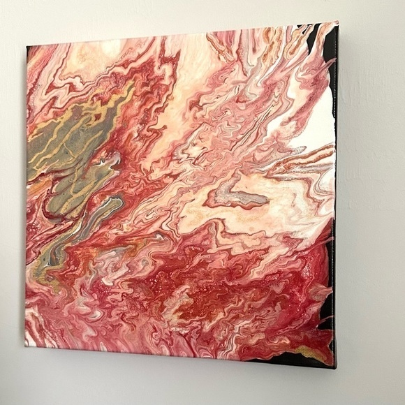 π
ΊOriginal Acrylic Painting  Unique Hand Painted Canvas Modern Colorful - Picture 15 of 15